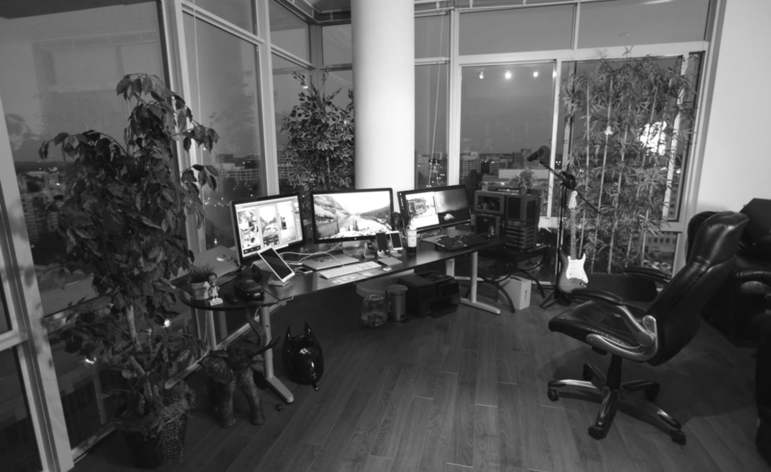 Computer technician analyzing storage optimization tools and system diagnostics